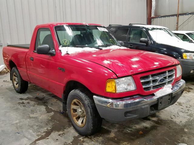 1FTYR10D61PB10335 - 2001 FORD RANGER RED photo 1