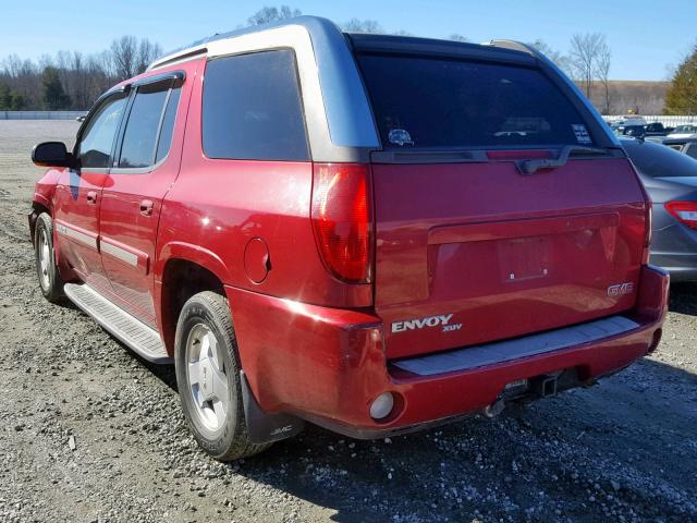 1GKES12S746176670 - 2004 GMC ENVOY XUV RED photo 3