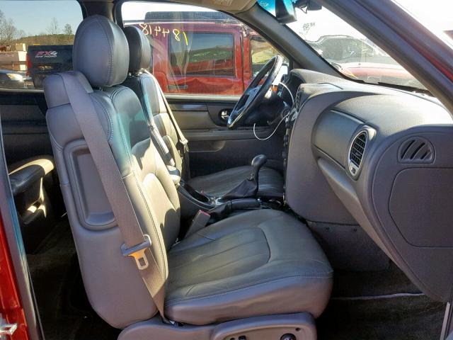 1GKES12S746176670 - 2004 GMC ENVOY XUV RED photo 5