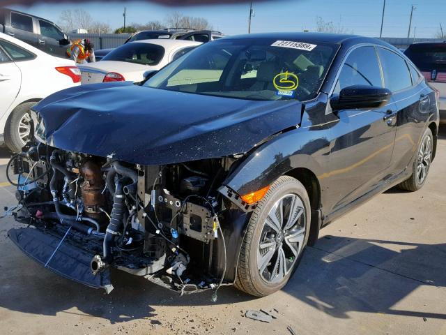 JHMFC1F78JX028194 - 2018 HONDA CIVIC EXL შავი ფოტო 2
