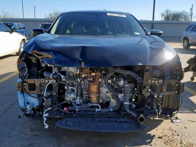 JHMFC1F78JX028194 - 2018 HONDA CIVIC EXL შავი ფოტო 9