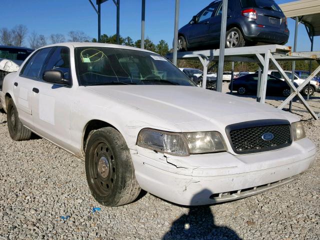 2FAHP71V89X122711 - 2009 FORD CROWN VICT WHITE photo 1