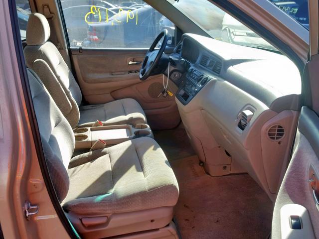 2HKRL18571H530782 - 2001 HONDA ODYSSEY LX GOLD photo 5