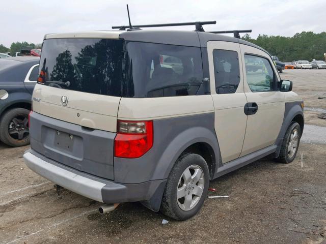 5J6YH28645L003340 - 2005 HONDA ELEMENT EX BEIGE photo 4