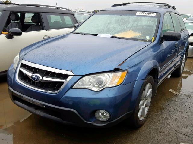 4S4BP61C087364403 - 2008 SUBARU OUTBACK 2. 蓝色 照片 2
