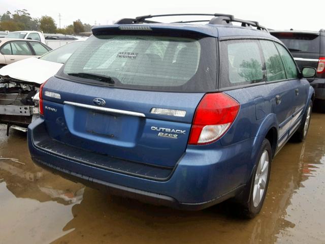 4S4BP61C087364403 - 2008 SUBARU OUTBACK 2. 蓝色 照片 4