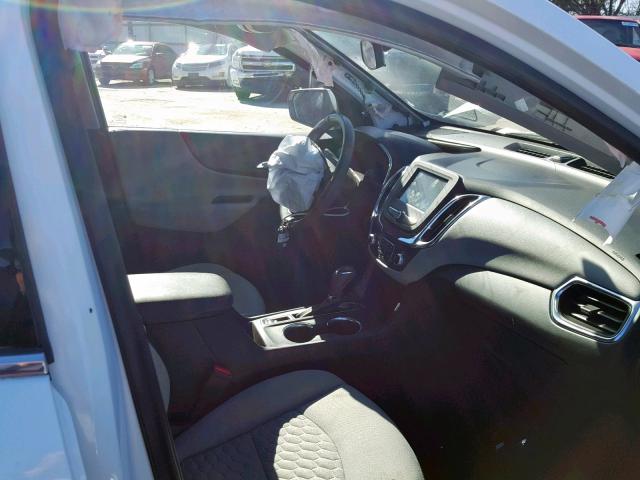 2GNAXSEVXJ6271910 - 2018 CHEVROLET EQUINOX LT WHITE photo 5