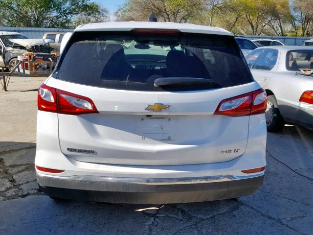 2GNAXSEVXJ6271910 - 2018 CHEVROLET EQUINOX LT WHITE photo 9