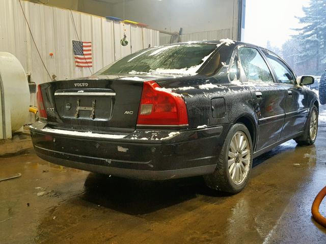 YV1TH592261428351 - 2006 VOLVO S80 2.5T BLACK photo 4