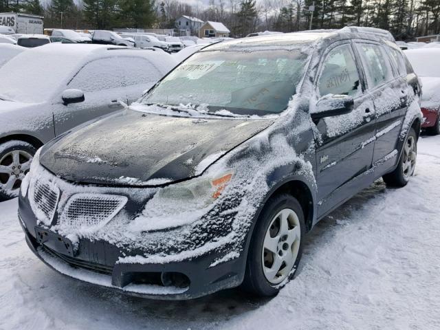 5Y2SL638X5Z407962 - 2005 PONTIAC VIBE BLACK photo 2