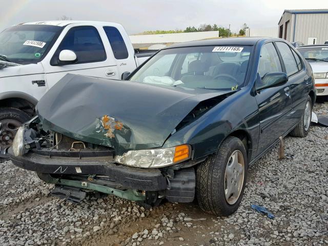 1N4DL01D3YC184666 - 2000 NISSAN ALTIMA XE GREEN photo 2