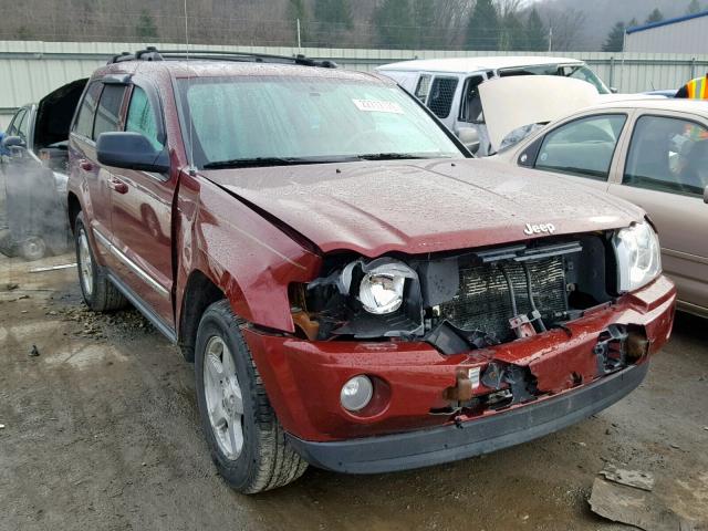 1J8HR58P47C570799 - 2007 JEEP GRAND CHER RED photo 1