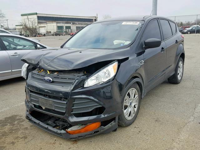 1FMCU0F77EUA60245 - 2014 FORD ESCAPE S BLACK photo 2