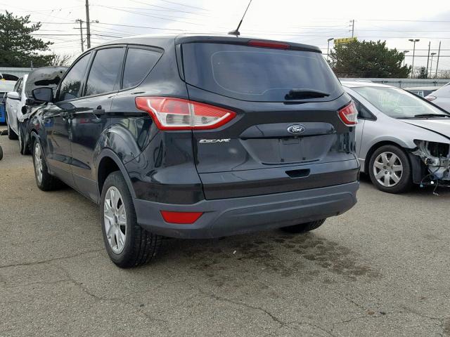 1FMCU0F77EUA60245 - 2014 FORD ESCAPE S BLACK photo 3