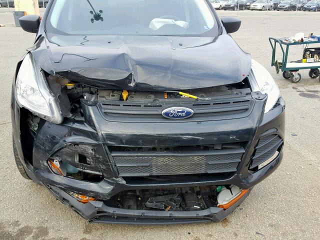 1FMCU0F77EUA60245 - 2014 FORD ESCAPE S BLACK photo 9