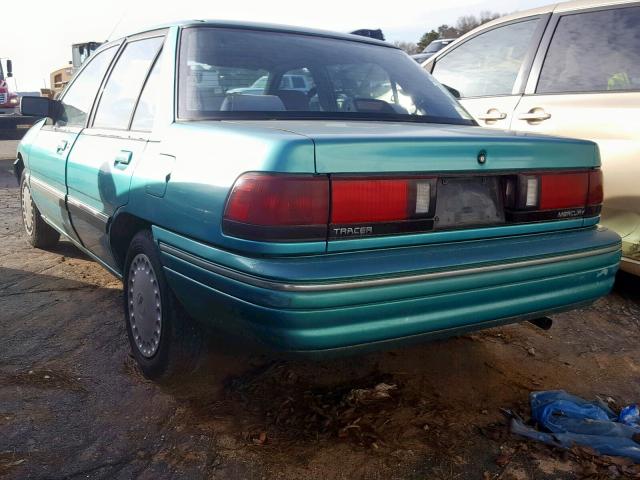 3MASM10J1SR653838 - 1995 MERCURY TRACER BAS GREEN photo 3