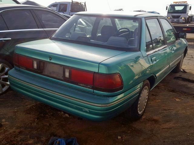 3MASM10J1SR653838 - 1995 MERCURY TRACER BAS GREEN photo 4