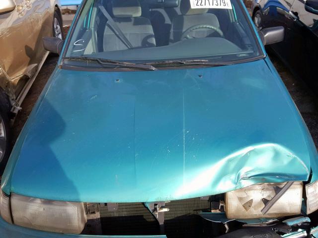 3MASM10J1SR653838 - 1995 MERCURY TRACER BAS GREEN photo 7