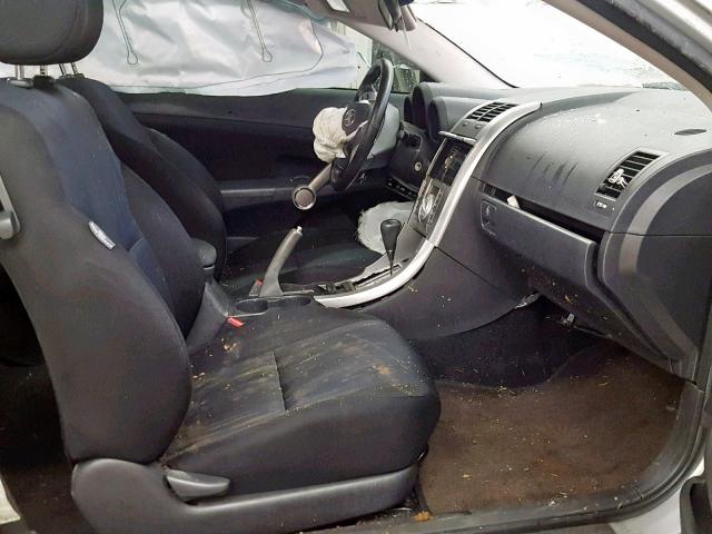 JTKDE167490297437 - 2009 TOYOTA SCION TC ვერცხლისფერი ფოტო 5