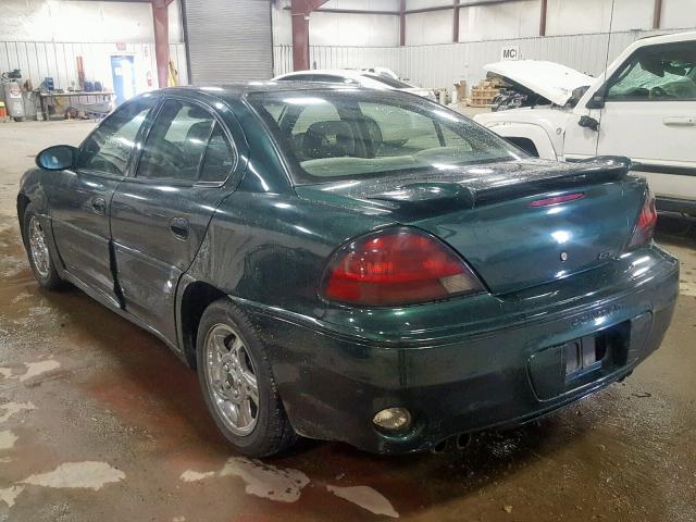 1G2NW52E43C105996 - 2003 PONTIAC GRAND AM G GREEN photo 3