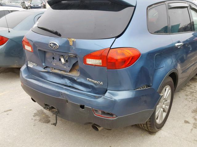 4S4WX90D484402634 - 2008 SUBARU TRIBECA LI BLUE photo 9