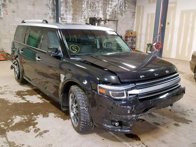 2FMHK6DT5DBD22346 - 2013 FORD FLEX LIMIT BLACK photo 1