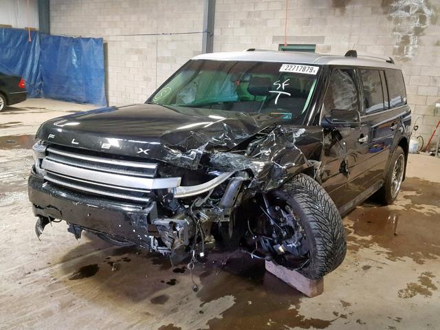 2FMHK6DT5DBD22346 - 2013 FORD FLEX LIMIT BLACK photo 2