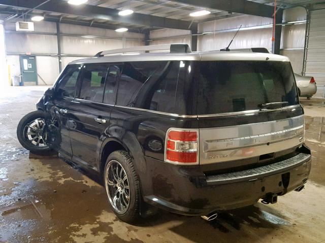 2FMHK6DT5DBD22346 - 2013 FORD FLEX LIMIT BLACK photo 3