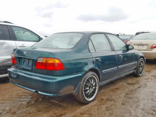 2HGEJ6617YH507167 - 2000 HONDA CIVIC BASE GREEN photo 4
