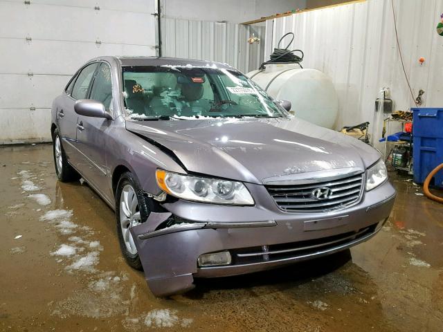 KMHFC46F57A216432 - 2007 HYUNDAI AZERA SE GRAY photo 1