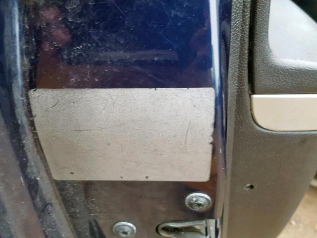 3GNDA13D18S574086 - 2008 CHEVROLET HHR LS BLUE photo 10