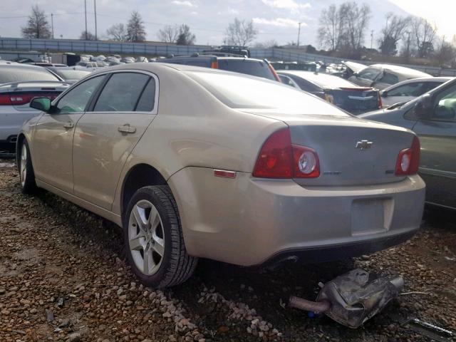 1G1ZA5EUXBF361841 - 2011 CHEVROLET MALIBU LS GOLD photo 3
