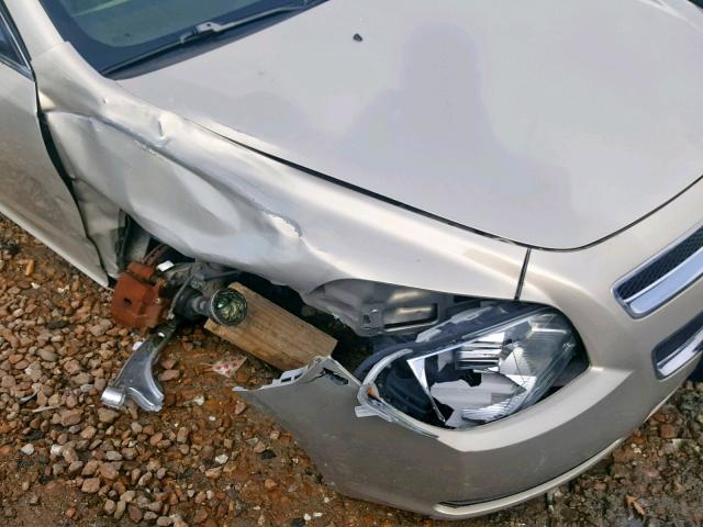 1G1ZA5EUXBF361841 - 2011 CHEVROLET MALIBU LS GOLD photo 9