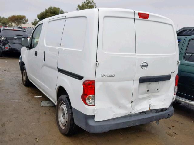 3N6CM0KN1EK700942 - 2014 NISSAN NV200 2.5S WHITE photo 3