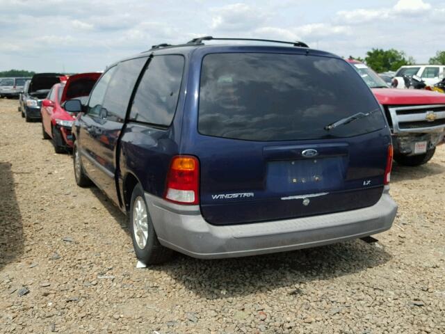 2FMZA514XXBC15134 - 1999 FORD WINDSTAR L BLUE photo 3