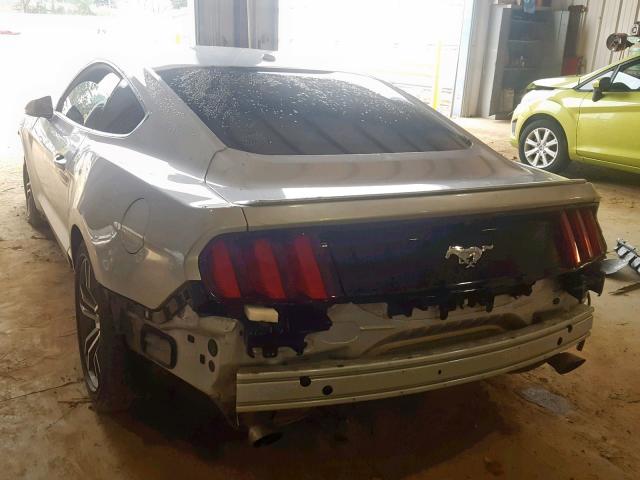 1FA6P8TH0H5281906 - 2017 FORD MUSTANG SILVER photo 3