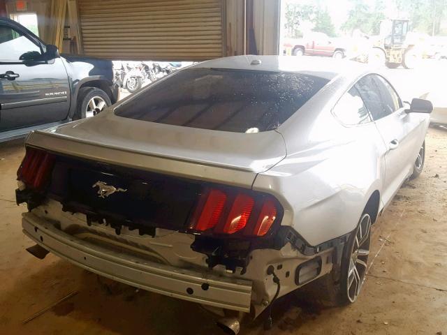 1FA6P8TH0H5281906 - 2017 FORD MUSTANG SILVER photo 4