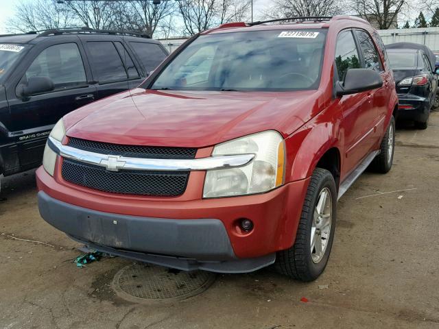 2CNDL73F256041984 - 2005 CHEVROLET EQUINOX LT RED photo 2