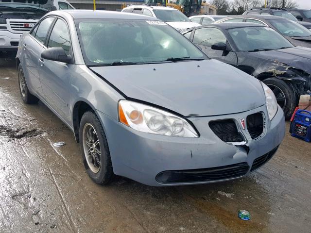 1G2ZF58B874276359 - 2007 PONTIAC G6 VALUE L BLUE photo 1