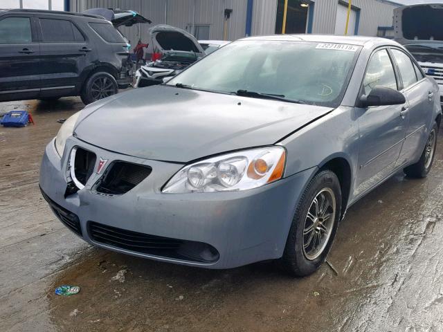 1G2ZF58B874276359 - 2007 PONTIAC G6 VALUE L BLUE photo 2