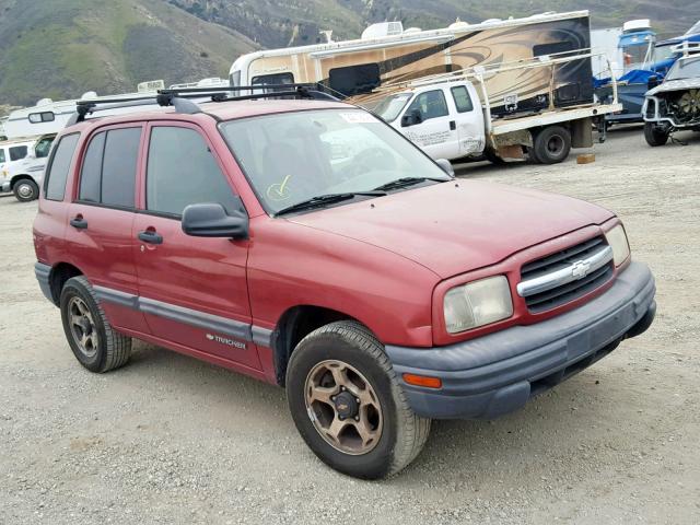 2CNBJ13C016929255 - 2001 CHEVROLET TRACKER RED photo 1