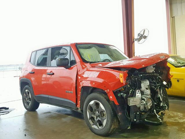 ZACCJAAT4FPB34103 - 2015 JEEP RENEGADE S RED photo 1