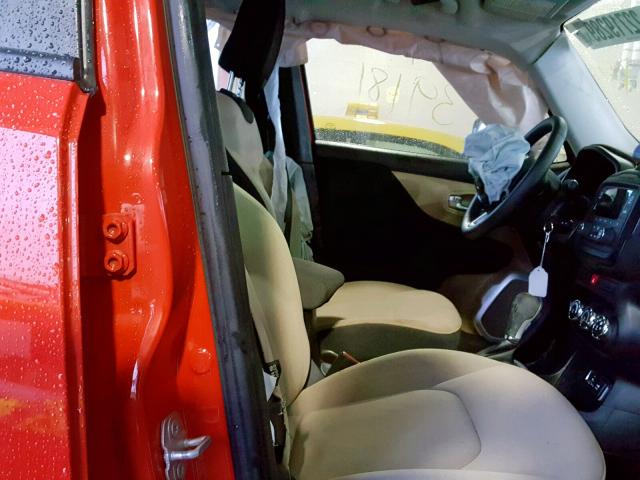 ZACCJAAT4FPB34103 - 2015 JEEP RENEGADE S 红色 照片 5