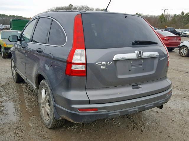 5J6RE4H54BL015614 - 2011 HONDA CR-V EX GRAY photo 3