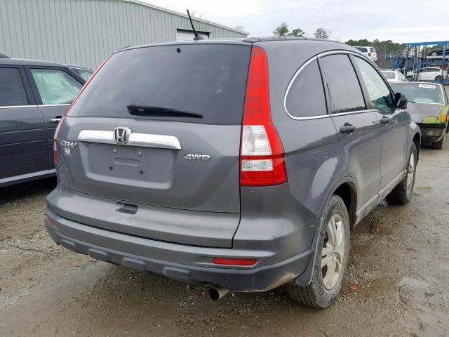 5J6RE4H54BL015614 - 2011 HONDA CR-V EX GRAY photo 4