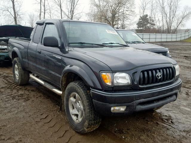5TEWN72N72Z890206 - 2002 TOYOTA TACOMA XTR შავი ფოტო 1