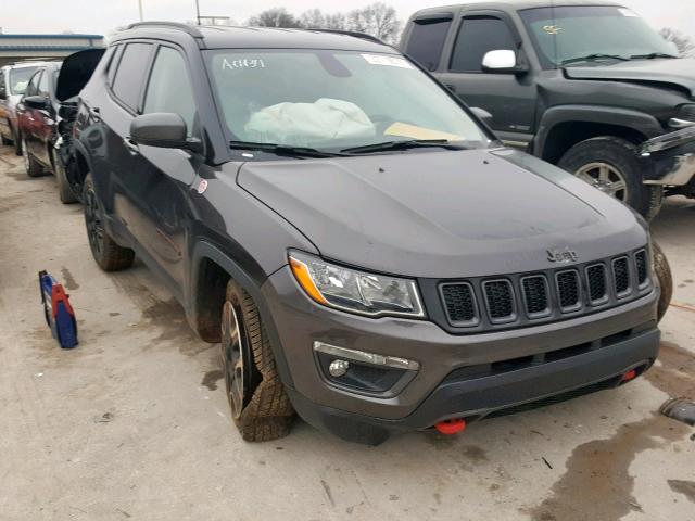 3C4NJDDB3KT620434 - 2019 JEEP COMPASS TR CHARCOAL photo 1