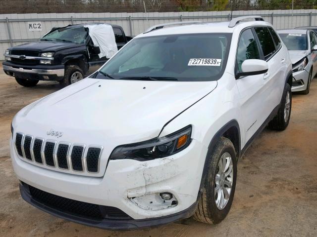 1C4PJMCB4KD257299 - 2019 JEEP CHEROKEE L WHITE photo 2