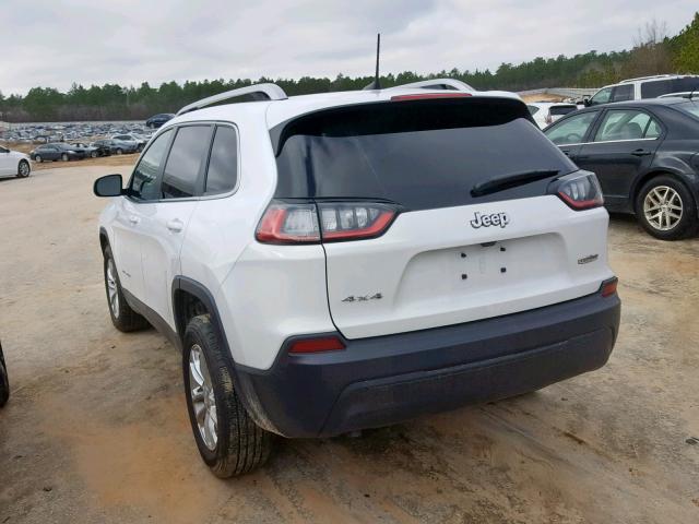 1C4PJMCB4KD257299 - 2019 JEEP CHEROKEE L WHITE photo 3