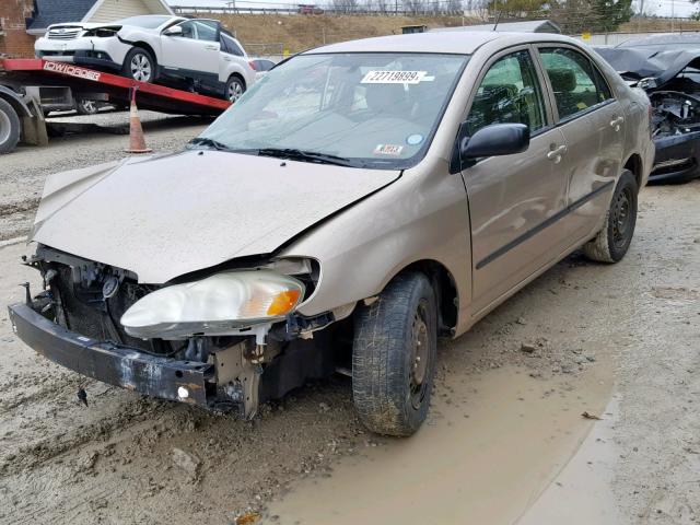 1NXBR32E97Z790437 - 2007 TOYOTA COROLLA CE TAN photo 2